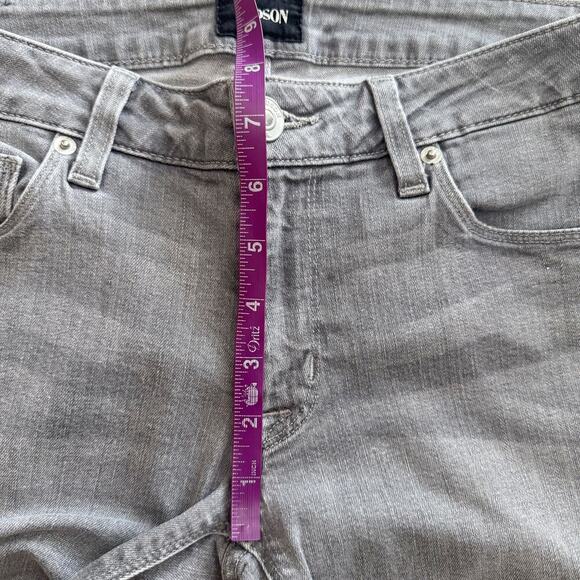 Hudson Jeans Womens Sz 27 Gray Krista Super Skinny Low Rise Preppy Bodycon - Picture 11 of 16